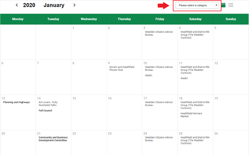 Jolojo calendar plugin